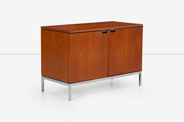 Florence Knoll Two-Door Cabinet in Teak-wood