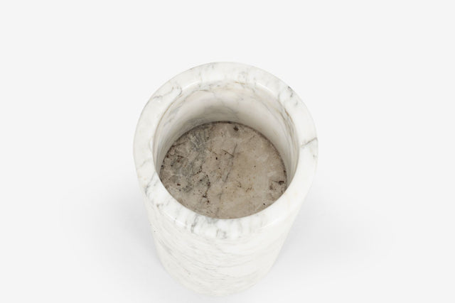 Hugh Acton Megaforms Architectural Planter from Acton Residense in Carrara Marble, Italy