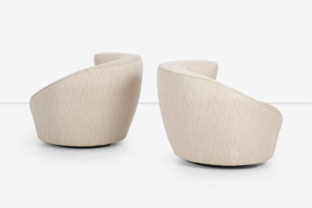 Vladimir Kagan Nautilus Swivel Chairs