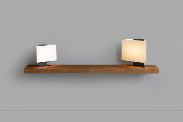 Benjamin Baldwin Custom Wall-Mounted Console in Burled Elm