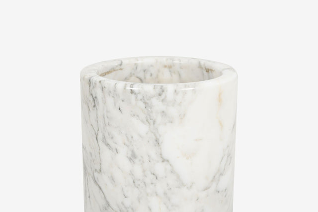 Hugh Acton Megaforms Architectural Planter from Acton Residense in Carrara Marble, Italy
