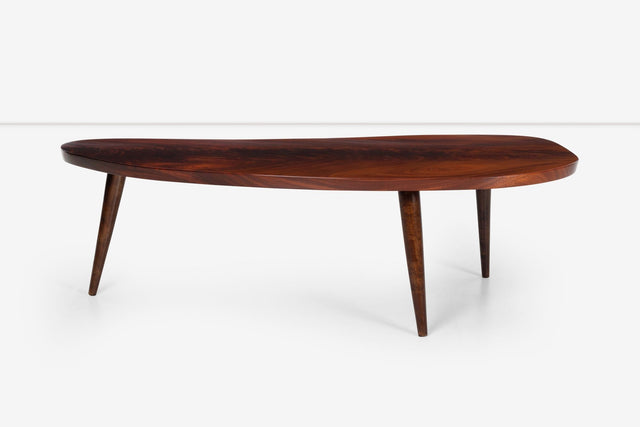 Arthur Espenet Carpenter Coffee Table in Solid Walnut