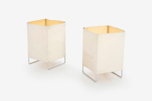 Gregory van Pelt for Wireworks Pair of Box Kite Lamps