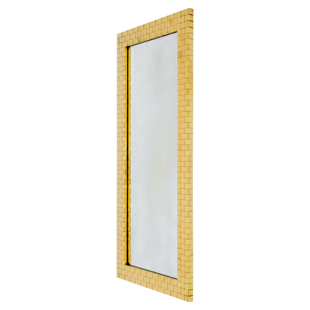 Chapman Brass Woven Front Mirror