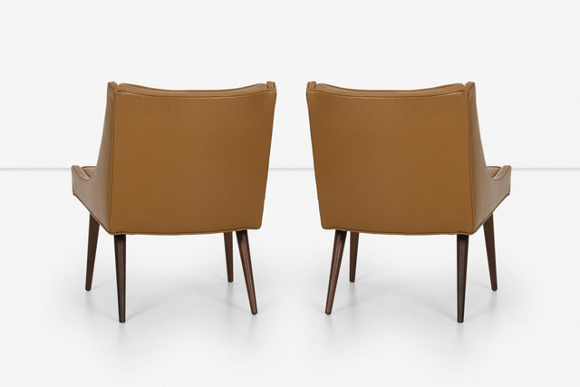 Milo Baughman Pair of Slipper Chairs for Thayer Coggin, c. 1965