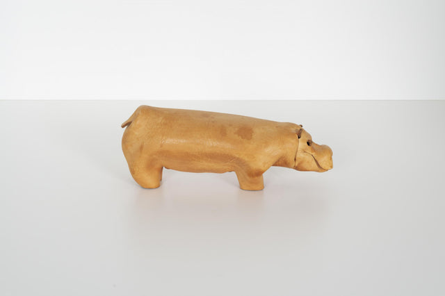 Leather Hippo by Deru, c. 1965