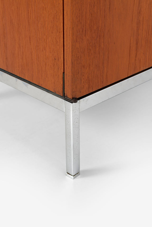 Florence Knoll Two-Door Cabinet in Teak-wood