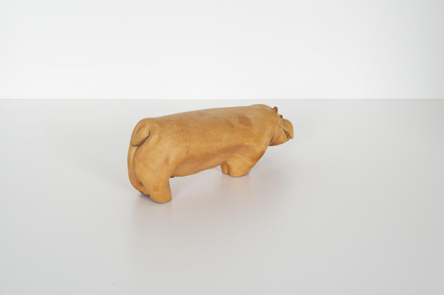 Leather Hippo by Deru, c. 1965