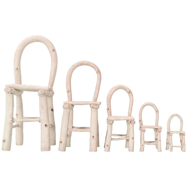 Set of Linda Kramer Ceramic Chairs