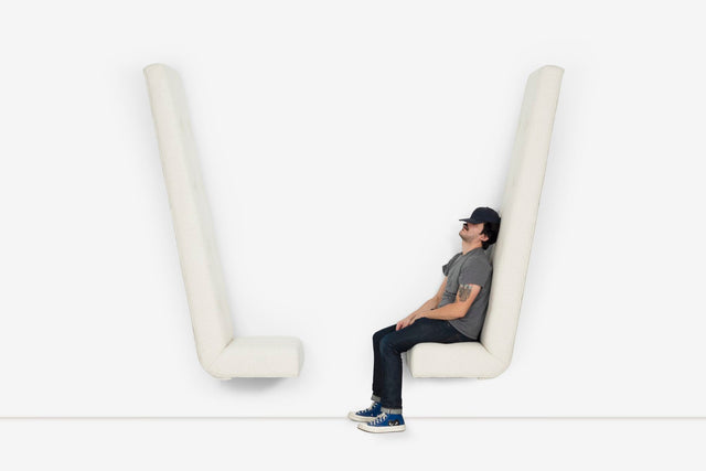 Rex Lotery Wall Mounted Lounge Chairs for Corinne Calvet, Beverly Hills California