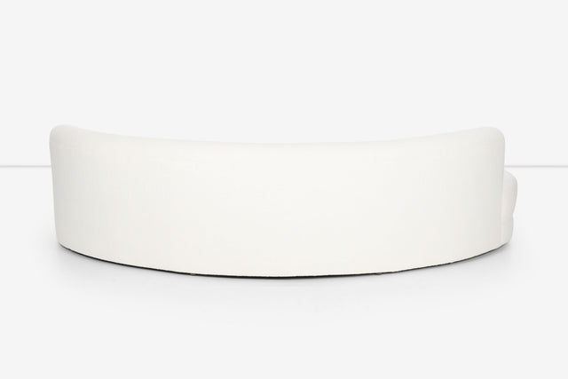 Milo Baughman Curved Sofa for Directional