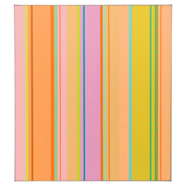 J.J. McVicker Painting "Hard Edge" Painting