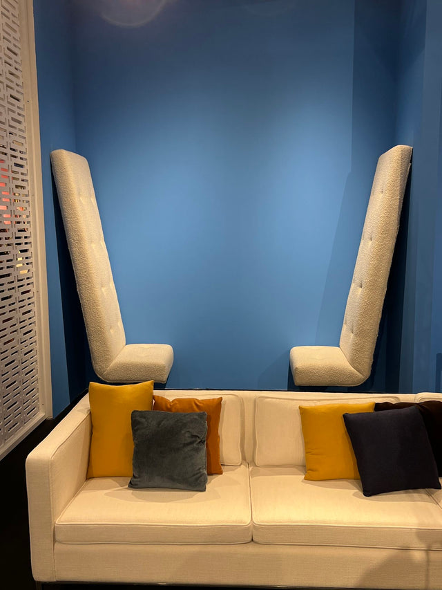 Rex Lotery Wall Mounted Lounge Chairs for Corinne Calvet, Beverly Hills California