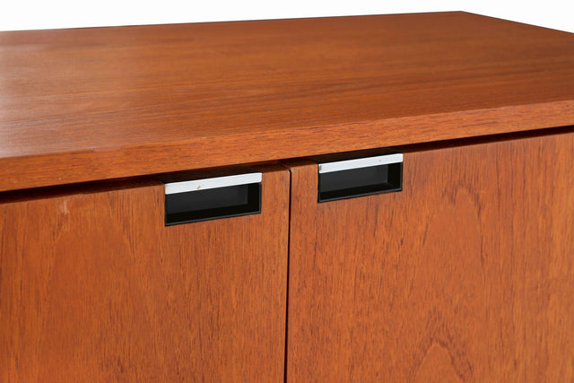 Florence Knoll Two-Door Cabinet in Teak-wood
