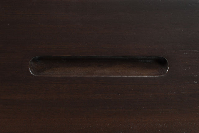 Edward Wormley for Dunbar Cain Front Mahogany Sideboard on a Plinth Base