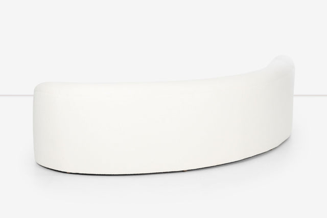 Milo Baughman Curved Sofa for Directional