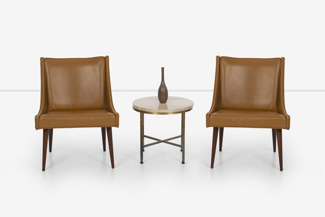 Milo Baughman Pair of Slipper Chairs for Thayer Coggin, c. 1965