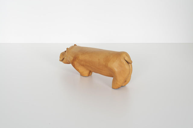Leather Hippo by Deru, c. 1965