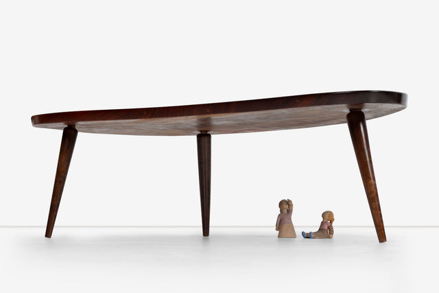 Arthur Espenet Carpenter Coffee Table in Solid Walnut