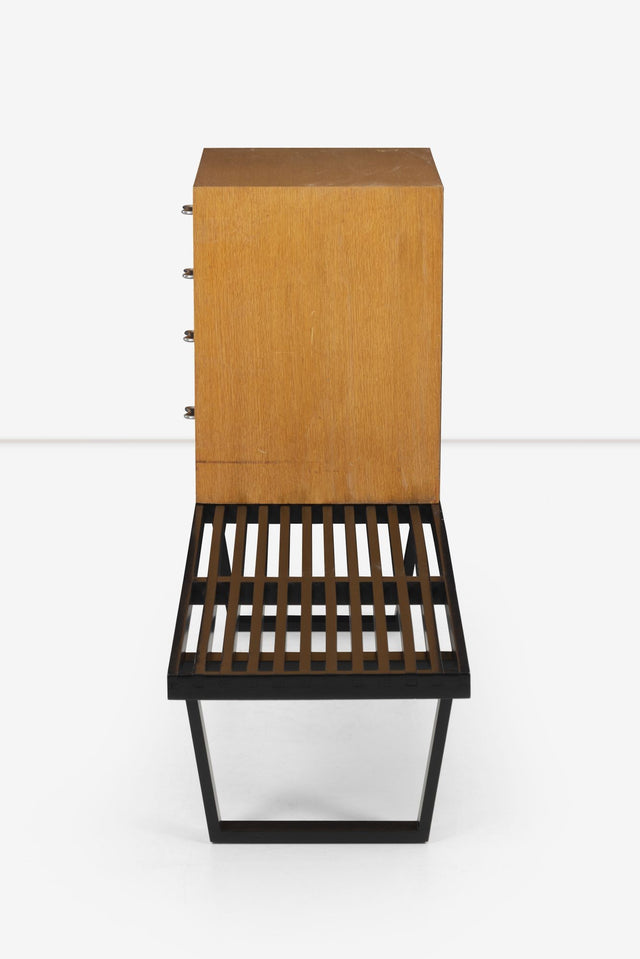 George Nelson for Herman Miller Platform Bench with Four Drawer Chest