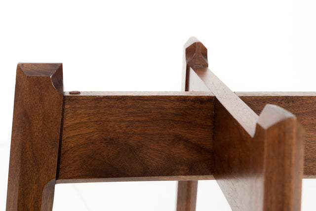 Style of Edward Wormley Walnut Side Table