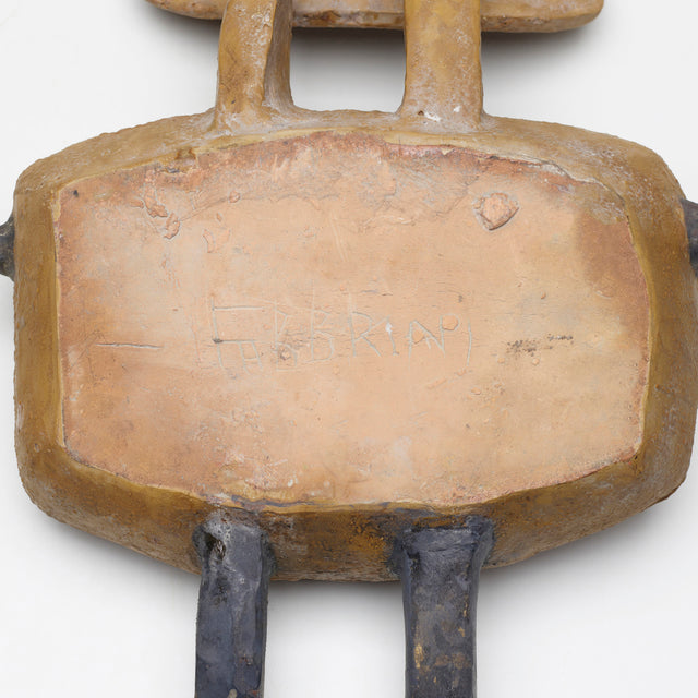 Federigo Fabbrini Figurative Ceramic Dish
