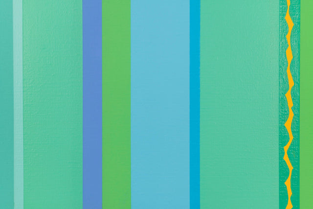 J.J. McVicker Painting "Hard Edge" Painting