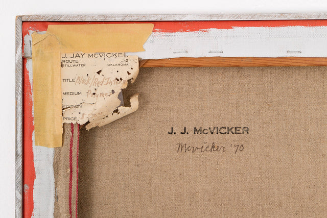 J.J. McVicker Painting "Hard Edge" Painting