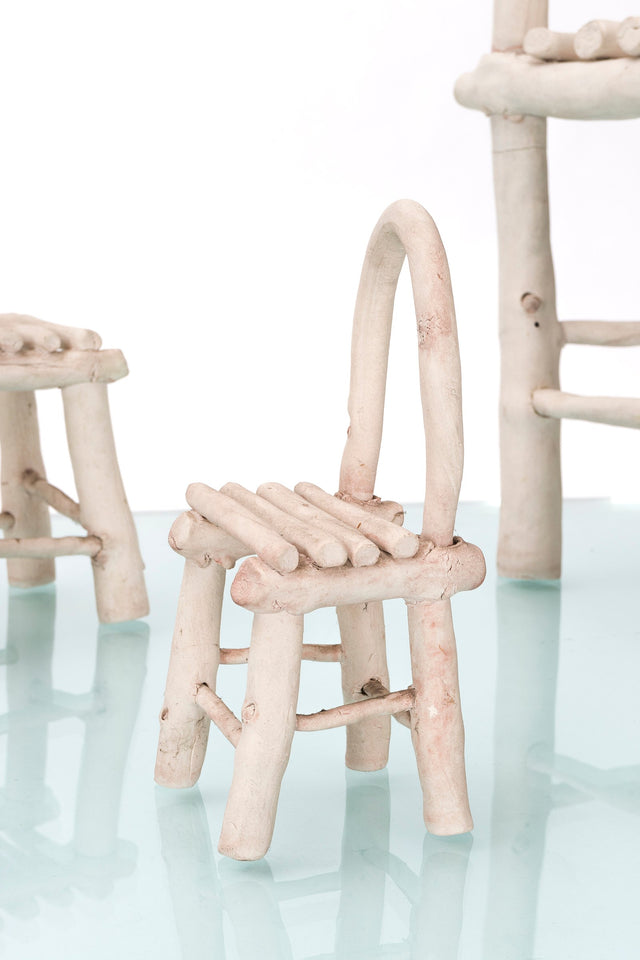 Set of Linda Kramer Ceramic Chairs