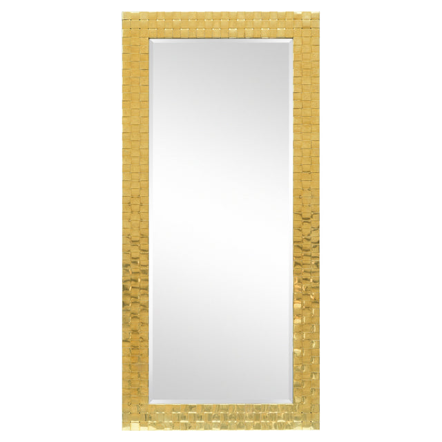 Chapman Brass Woven Front Mirror