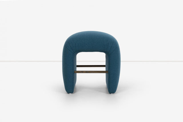Milo Baughman Upside Down U Ottoman, c. 1975