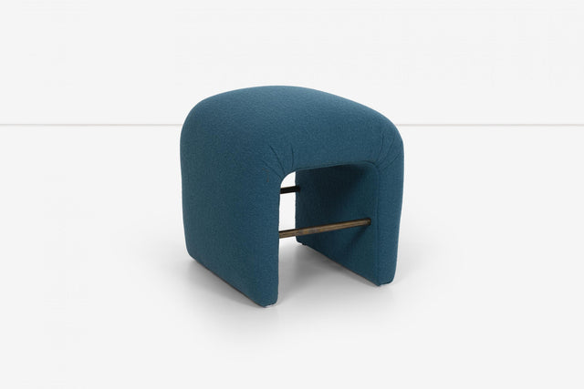 Milo Baughman Upside Down U Ottoman, c. 1975
