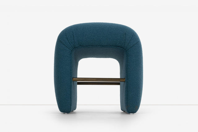 Milo Baughman Upside Down U Ottoman, c. 1975
