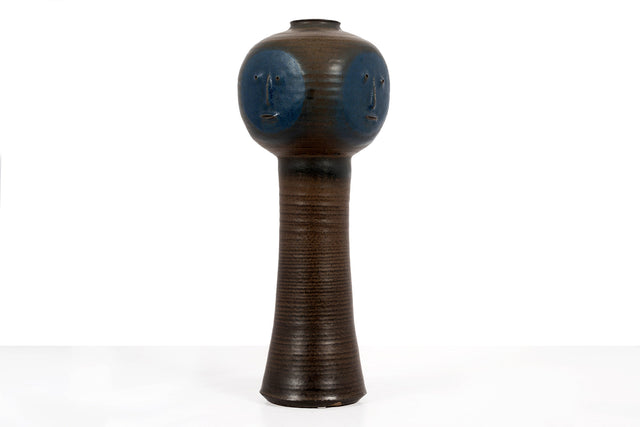 Clyde Burt Face Vase