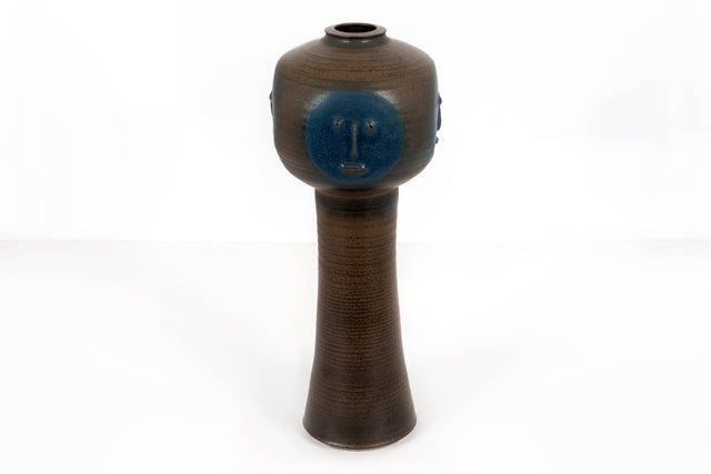 Clyde Burt Face Vase