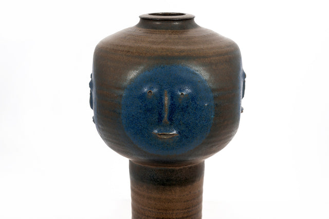 Clyde Burt Face Vase