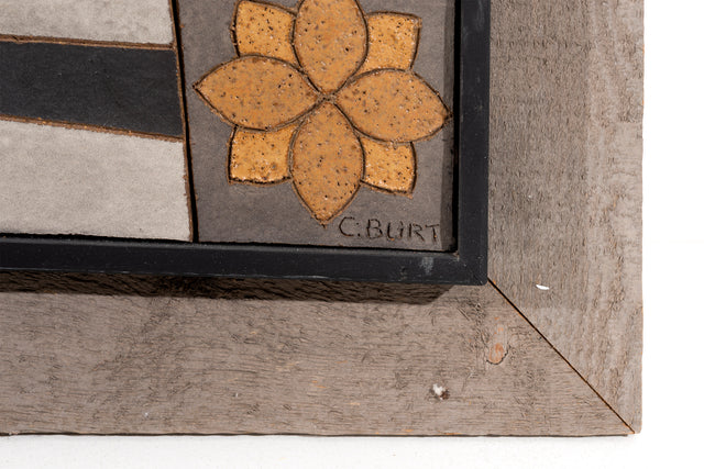 Clyde Burt Ceramic Wall Plaque