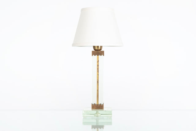 Arturo Pani Small Crystal Table Lamp