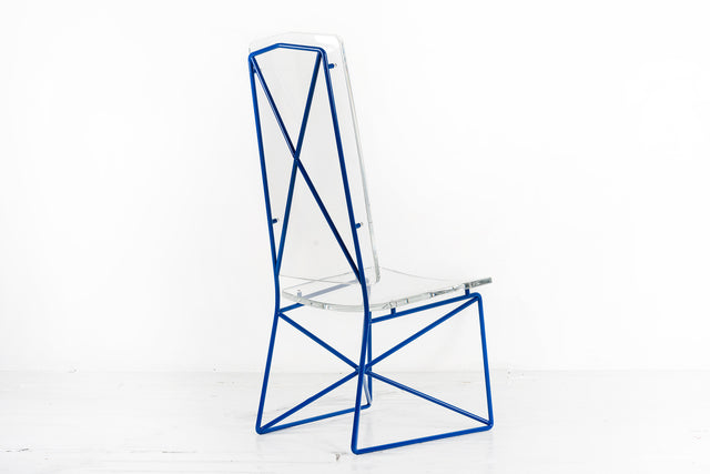 Arturo Pani Prototype Steel and Lucite Chairs