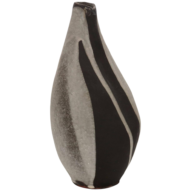 Black and White Ceramic Vase