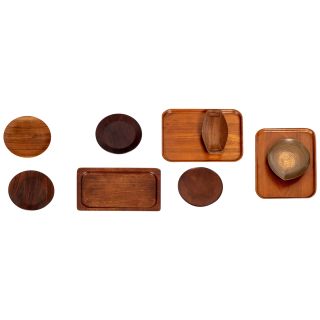 Collection of Wood Serving Pieces