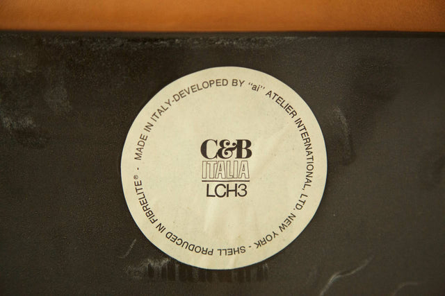 C&B Italia Custom High Back Armchair