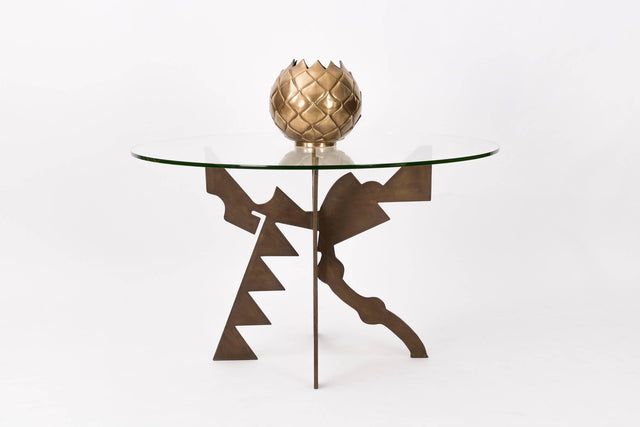 Large Brass Pineapple Vase