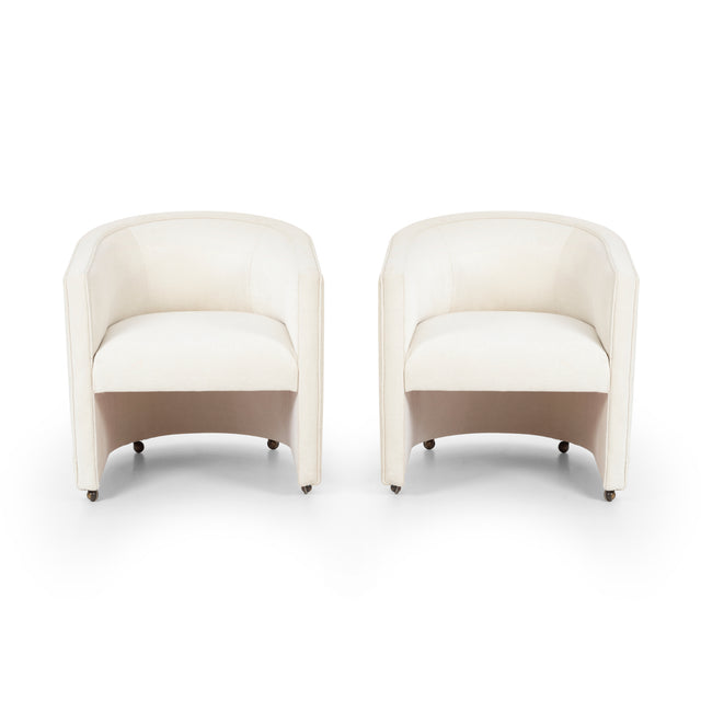 Milo Baughman Style Lounge Chairs
