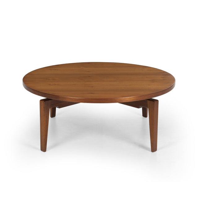 Jens Risom Walnut Coffee Table