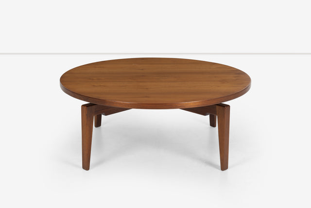 Jens Risom Walnut Coffee Table