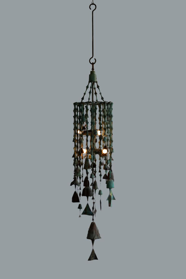 Monumental Chandelier by Architect Paolo Soleri