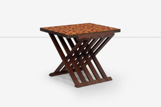 Edward Wormley for Dunbar Occasional Table with Murano Mosaic Tiles