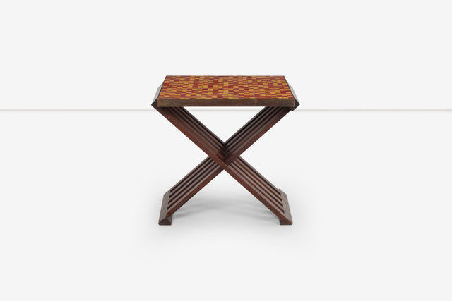 Edward Wormley for Dunbar Occasional Table with Murano Mosaic Tiles