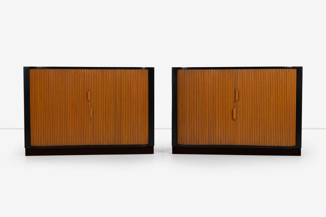 Edward Wormley Mr. and Mrs. Tambour Chests